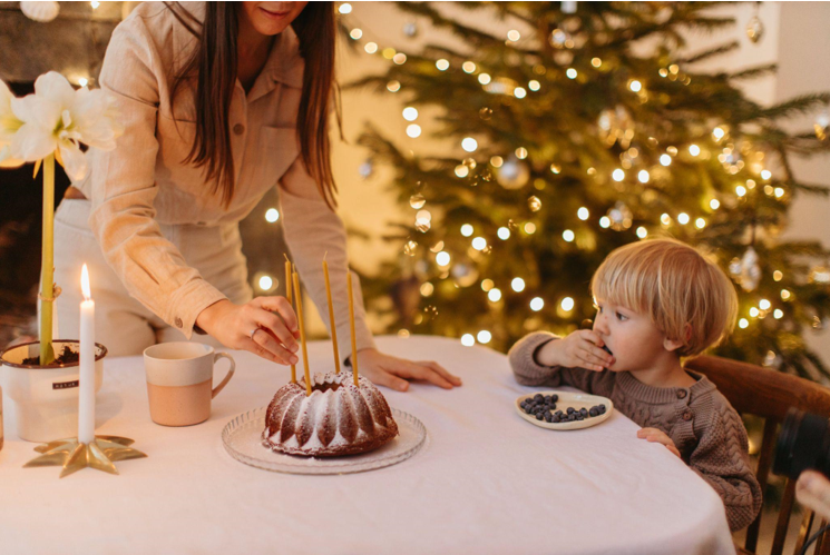 Artificial Christmas Trees and Glass Ornaments